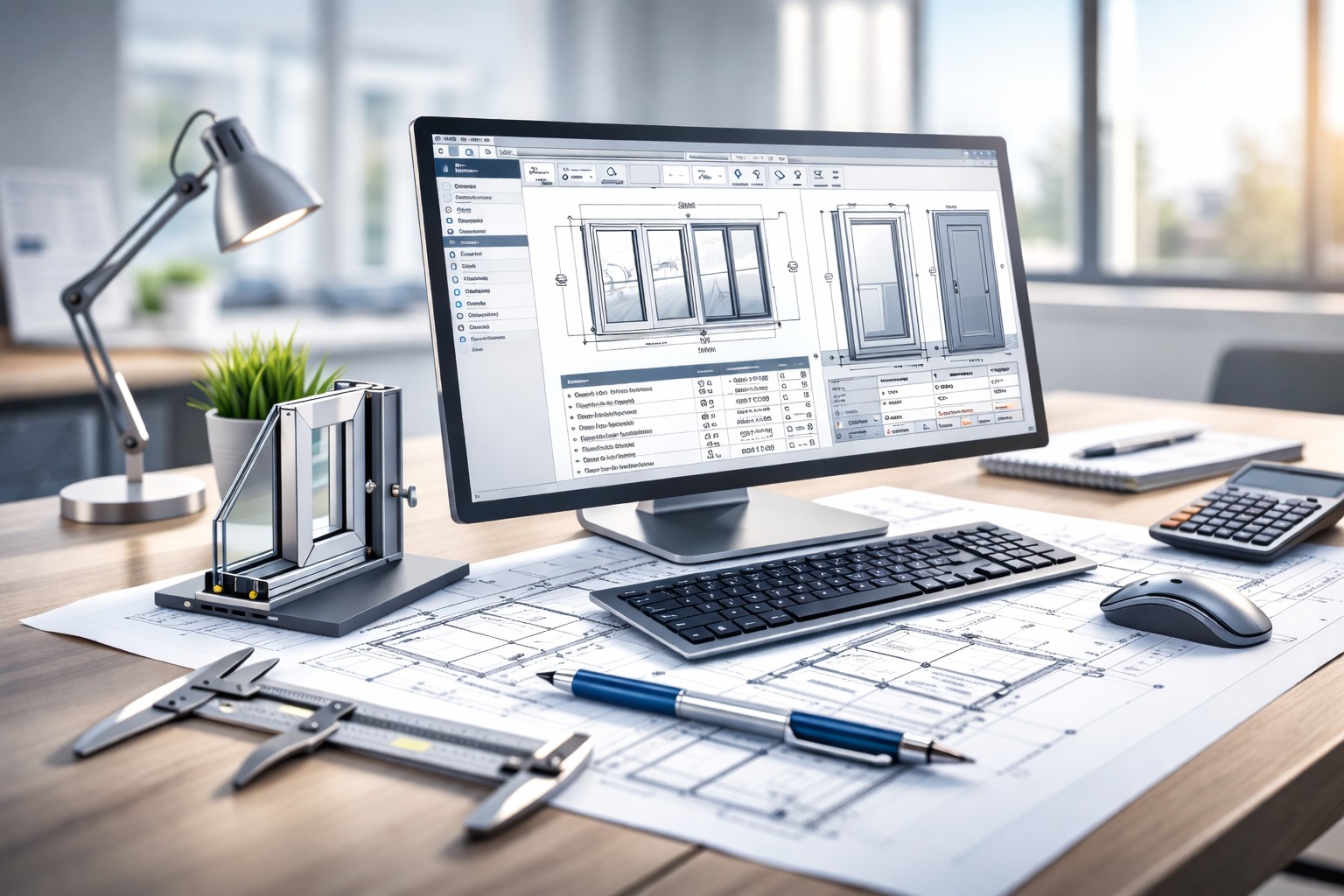 Baustellenszene / Montage